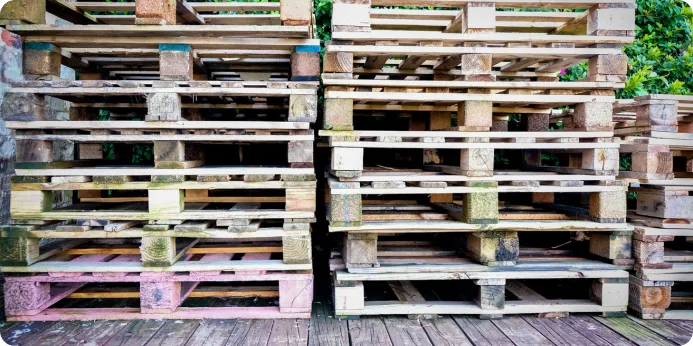 روش‌های بازیابی و تعمیر پالت‌ چوبی دست دوم شاسی دار